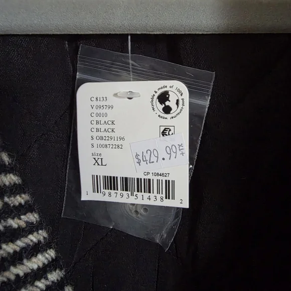 NWT Free People Ari Herringbone Peacoat - Picture 8 of 12